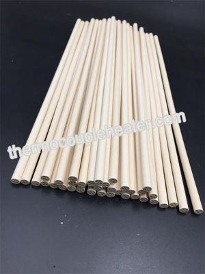 98.3---99.9% MgO Magnesia ceramic pipes tubes pin rod for cartridge heater