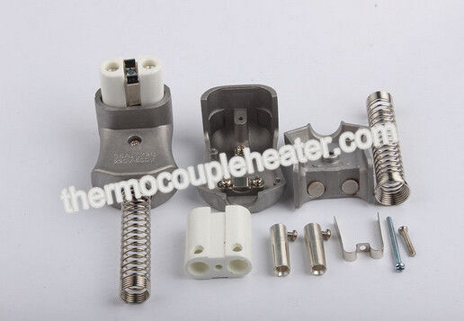 Thermocouple Components Stainless Steel ceramic Plug For Mica Clamp Band Heater