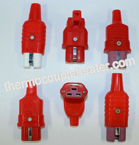 High temperature ceramic plug connector high temperature electrical connectors