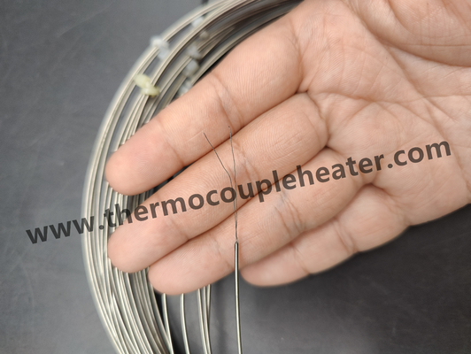 Semi Finished Thermocouple Sensor Mineral Insulated Diameter 1.0mm With Exposed Wires