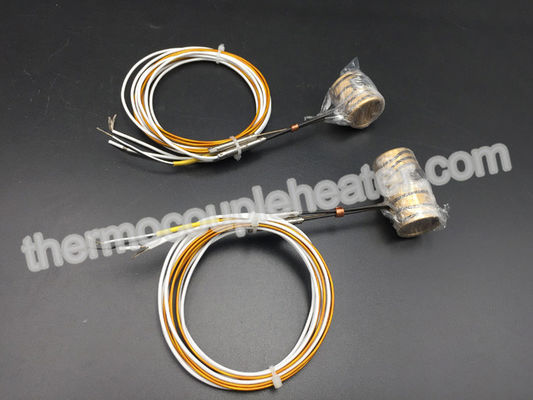 Brass Coil Heaters For Hot Runner Mold  With Thermocouple And Metal Clip