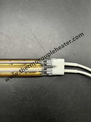 Halogen Lamp Twin Tube Gold Reflector Quartz Tube Infrared Heater