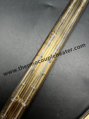 Halogen Lamp Twin Tube Gold Reflector Quartz Tube Infrared Heater