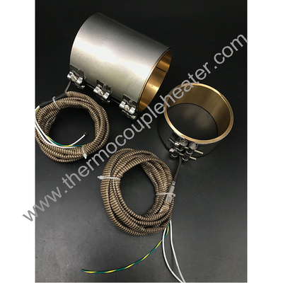 Inner Brass Outer Stainless Steel Jacket Nozzle Spring Coil Heater With Clamp