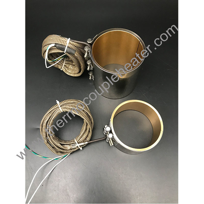 Inner Brass Outer Stainless Steel Jacket Nozzle Spring Coil Heater With Clamp