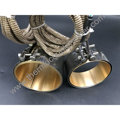 Inner Brass Outer Stainless Steel Jacket Nozzle Spring Coil Heater With Clamp