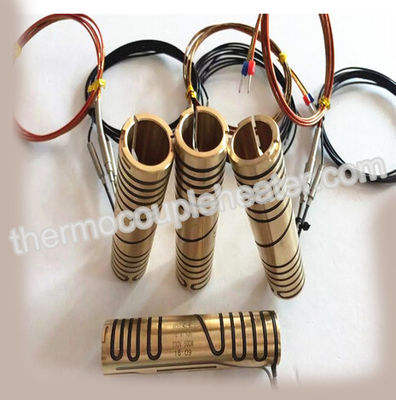 Brass / mica nozzle heater for injection machine copper / mica heating element