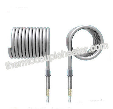 Heat Exchange Spring Hot Runner System Coil Heaters With J Type Thermocouple
