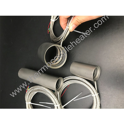 Hot Runner Enclosed hot runner coil electric heater with stainless steel cover With J/K Type Thermocouple