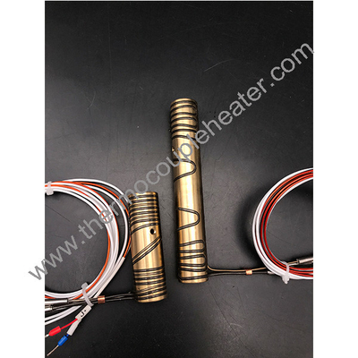 Customized Injection Mini-Press Brass Tube Coil Heaters For Hot Runner System