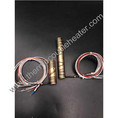 Customized Injection Mini-Press Brass Tube Coil Heaters For Hot Runner System