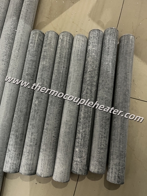 Nitride Bonded Silicon Carbide NSiC Thermocouple Protection Tube For Metal Melting Furnace