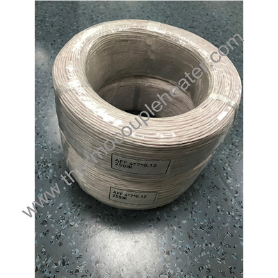 2 3 4 6 Cores Silver Plated Core Shielded Cable Rtd PT100 And Thermistor Silver Plated Extension Wire