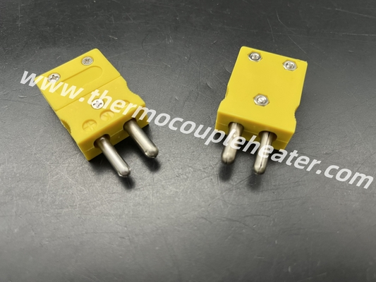 Thermocouple Connector Standard Size Type K / J Plug And Jack