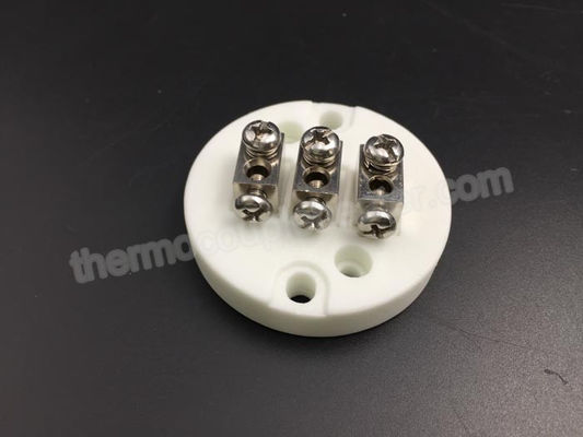 Industrial Thermocouple Components Ceramic Terminal Block N - 3P - C