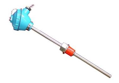 2 - 25mm Probe RTD Temperature Sensor Copper Heat Resistance Steelbarded Wire Sleeve