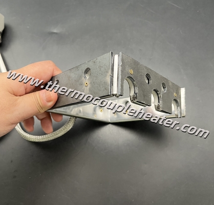 Custom Square Mica Insulated Heater With Steel Protection Frame And Quick Connector