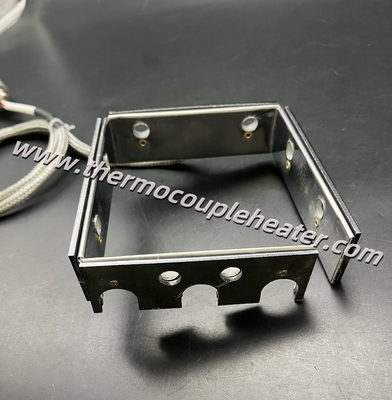 Custom Square Mica Insulated Heater With Steel Protection Frame And Quick Connector