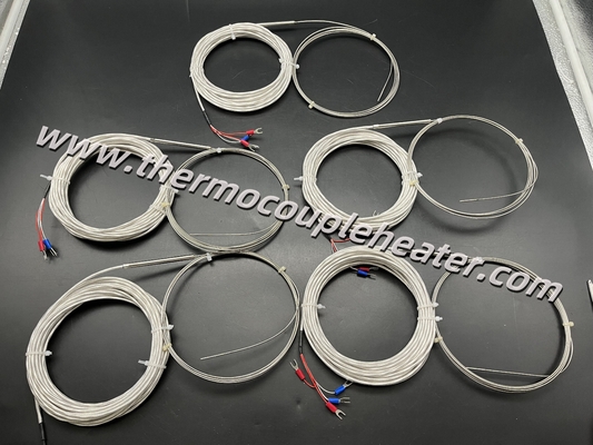 RTD Temperature Sensor PT100 Probe 2.0mm Diameter X 3 Meters Length