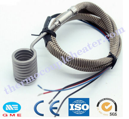Plastic Injection Mould Hot Runner Coil Heater With J Type Thermocouple