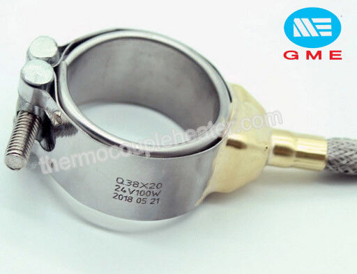 K Type Thermocouple Nozzle Band Heater 25 Mm For Plastic Injection Molds