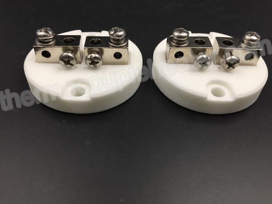 N - 2P - C Thermocouple Components Ceramic Terminal Block For Thermocouple Accessories
