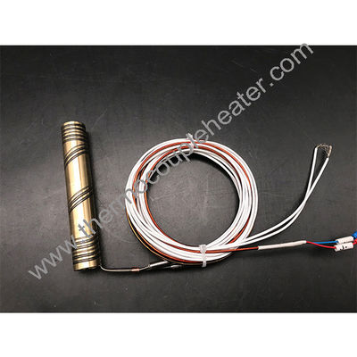 Press Brass Tube Coil Heaters For Hot Runner System With Extermal Thermocouple Type J