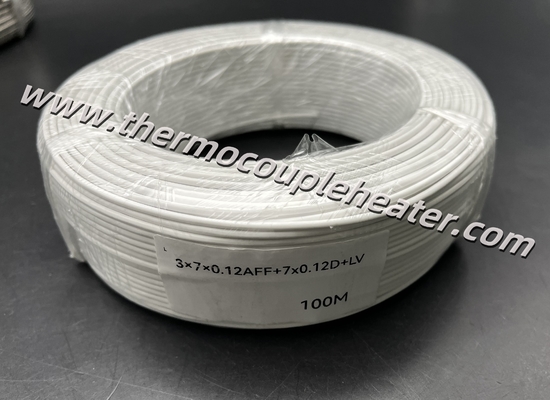 RTD PT100 Extension Cable PTFE Insulated With Al Foil Shield And Drain Wire