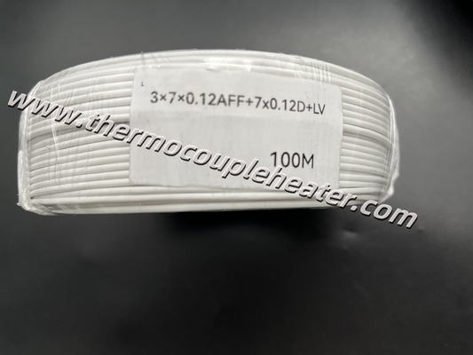 RTD PT100 Extension Cable PTFE Insulated With Al Foil Shield And Drain Wire