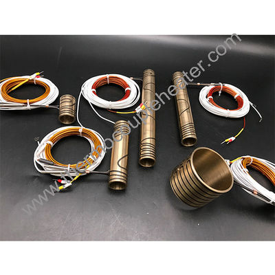 Pressed In Brass Coil Hot Runner Heater For Hot Runner System With Thermocouple