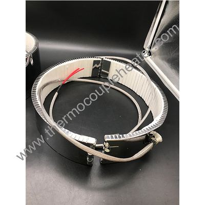 Stainless Steel Extruder Screw Barrel Ceramic Half Round Heater With Terminals In 2 Halves