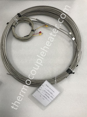 Stainless Steel Sheathed Dia 1.0mm 1.5mm 3.0mm 6.0mm Type K/j/n Probe Type Thermocouple