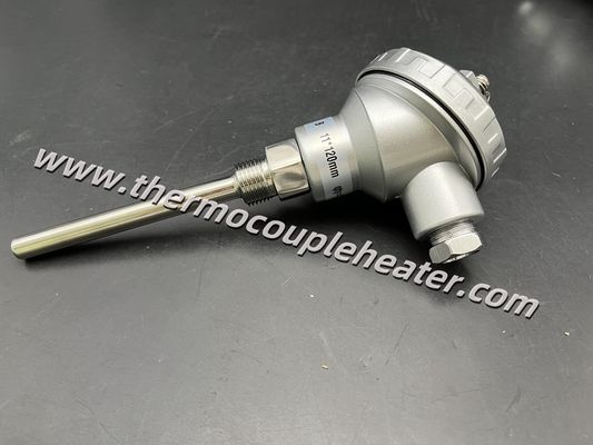 Accurate Stable Assembled PT100 RTD / Thermocouple Temp Sensor with Transmitter  4~20mA
