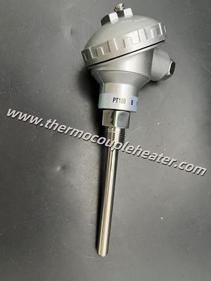 Accurate Stable Assembled PT100 RTD / Thermocouple Temp Sensor with Transmitter  4~20mA