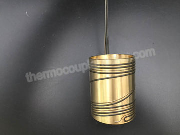 Plastic Industry Coil Heaters With Thermocouple Big Diameter Brass Material