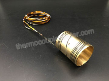 Plastic Industry Coil Heaters With Thermocouple Big Diameter Brass Material