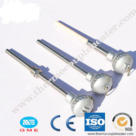 Sheathed Industrial Thermocouple Rtd Type K J Ss304 Ss316 For Glass Industry