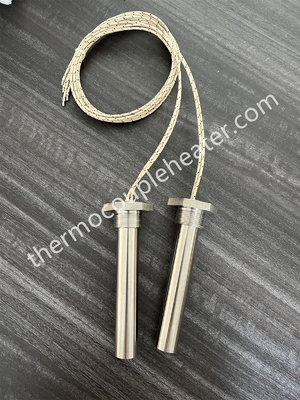 High Density Cartridge Rod Heater for Pellet Igniter 240V 1000W Electric Mold Cartridge Heater with Crimped Leads