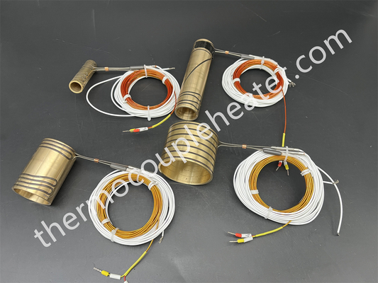 Electric Thermal Resistor Hot Runner Heater Stainless Steel Coil With Brass Sleeve Bendable Heating Equipment