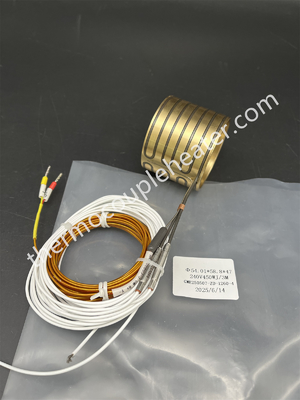 Electric Thermal Resistor Hot Runner Heater Stainless Steel Coil With Brass Sleeve Bendable Heating Equipment
