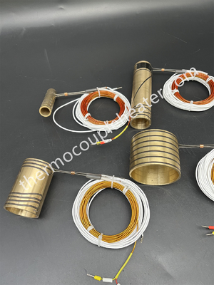 Electric Thermal Resistor Hot Runner Heater Stainless Steel Coil With Brass Sleeve Bendable Heating Equipment