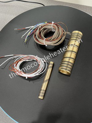 Hot Runner Mini Heater With Thermocouple Mini Coil Heaters For Injection Molding Machine Mini-Press In Brass Coil Heater