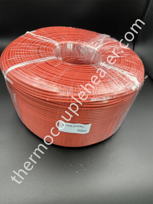 Thermocouple type N Extension Wire Cable in PVC and metal mesh