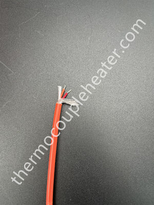 Thermocouple type N Extension Wire Cable in PVC and metal mesh