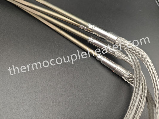 Straight Hot Runner Coil Heater With J Type Thermocouple in 4x4mm