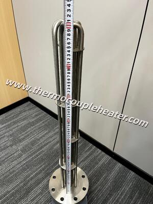 Flanged Tubular Heater With Connection Box For Industrial Tank And Process Heating