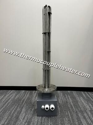 Flanged Tubular Heater With Connection Box For Industrial Tank And Process Heating