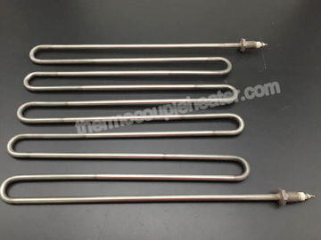 W - Shaped Industrial Tubular Electric Heaters With M14 Screws , Customized Power