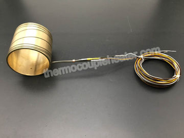 Big Diameter Press In Brass Coil Heater With Thermocouple For Plastic Injection Machine