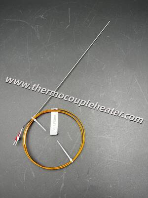 Fast-Response Type J Thermocouple: Φ1.5mm Probe with High-Temp Kapton Lead Wire